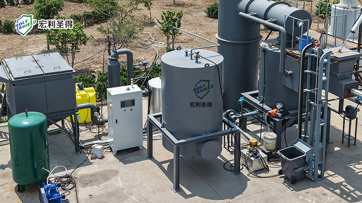 Standardized treatment of factory waste by industrial waste incinerators