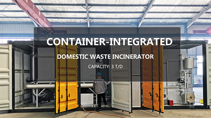 South Korea 1-3 t/d Container-integrated Domestic Waste Incinerator