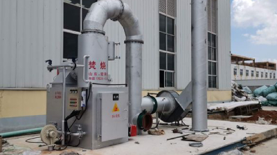 Why was this industrial waste incinerator chosen by a Japanese company?
