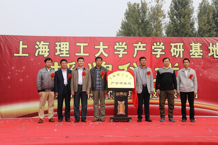 Group photo of professors from University of Shanghai for Science and Technology and Hongli Shengde partners