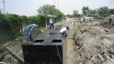 Holy Shield customized sewage treatment equipment for Hangu Expressway service area