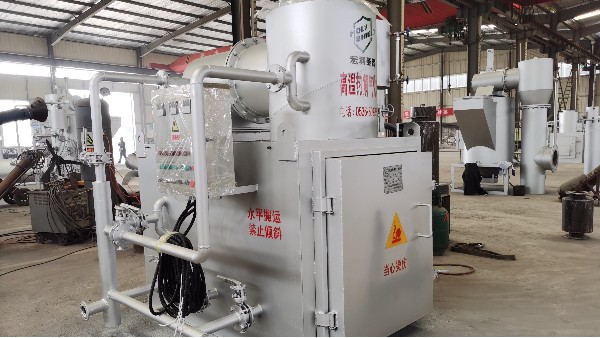 High temperature pyrolysis gasification solid waste incinerator