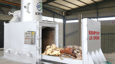 TEDA Group uses this animal waste incinerator [smoke, odorless and discharge standard]